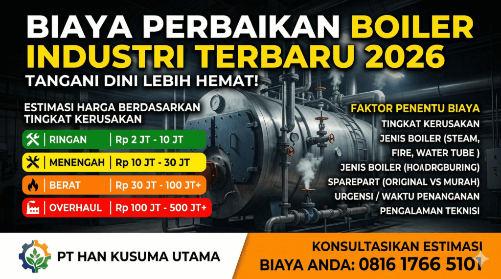 Biaya Perbaikan Boiler Industri Terbaru 2026